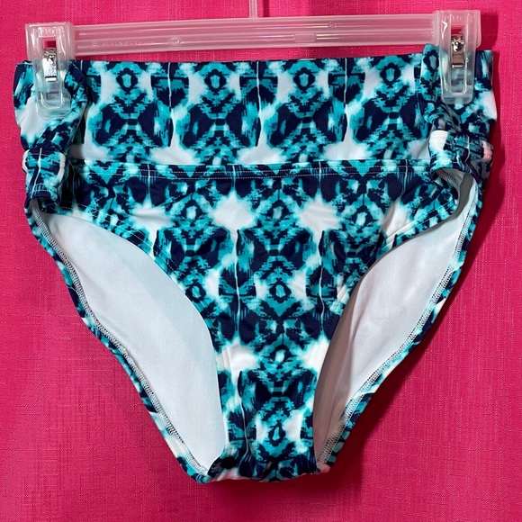 VICTORIA’S SECRET TEAL HIGH WAIST BIKINI SIZE 36B/M - Picture 4 of 11